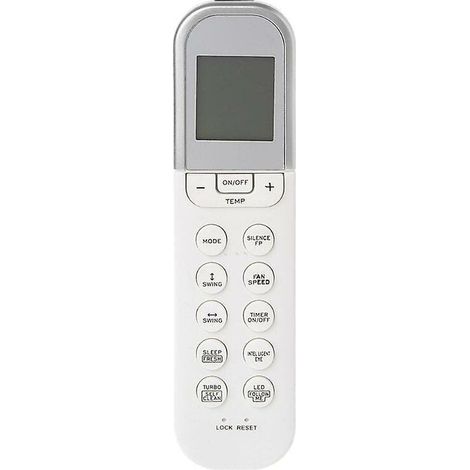 Télécommande Climatiseur - Fonctionne Jusqu'à 10 M - Compatible Modèles Midea RG36F RG36F2 RG36F4 PWSQBWHPH - 1 Pièce (1/5)
