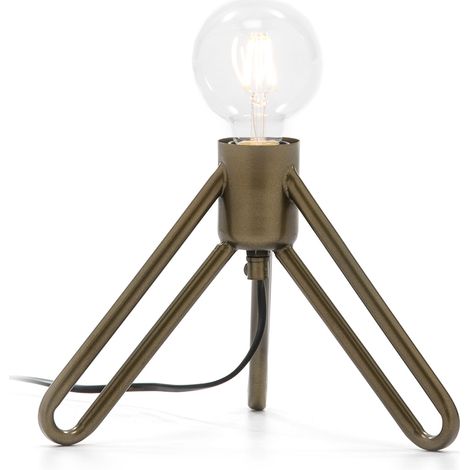 Lampe de Table 24x23x19 Métal Doré (1/2)
