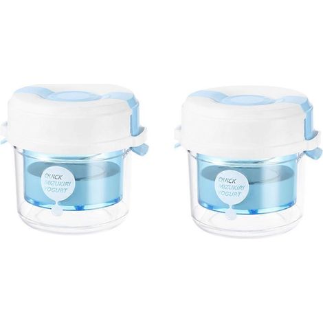 Réglable yogurt filtre homemade greek cheese filtered lait cold extract separator filtre vidange récipient (1/5)