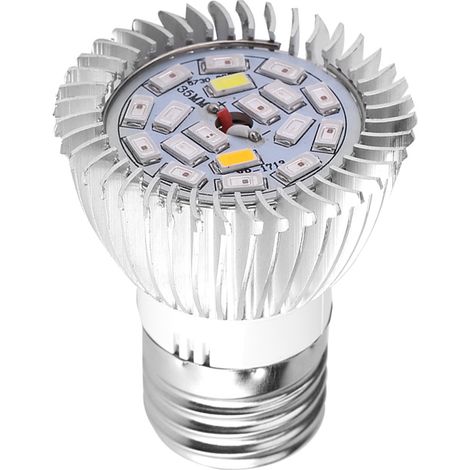 Vollspektrum 85-265V 18W 18 LED Pflanzenlampe für Blumen und Hydrokultur (E27) (1/5)