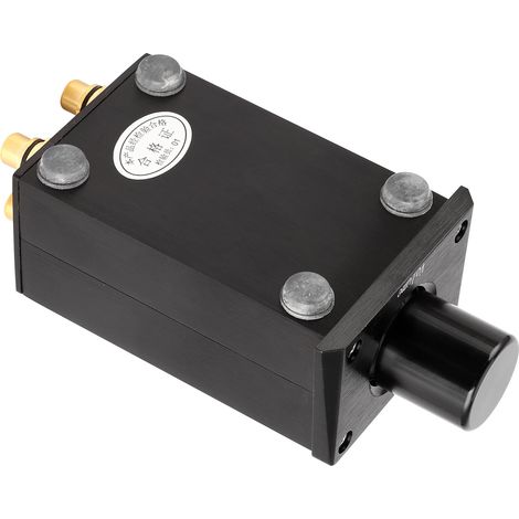 Lautstärkeregler Schwarz Hochpräziser passiver Vorverstärker Verstärkerkomponenten aus Aluminiumlegierung (1/5)