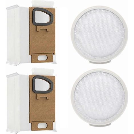 Set mit 4 Staubbeuteln und Filtern für den kabellosen Stielstaubsauger Roborock H7: Ersatzteile (Vorder- und Hinterfilter). (1/5)