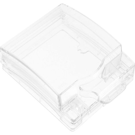 Boîtier de prise extérieur étanche et verrouillable pour protéger de l'eau et des dommages, couvercle d'interrupteur résistant aux éclaboussures et aux chocs pour une utilisation en extérieur (1/5)