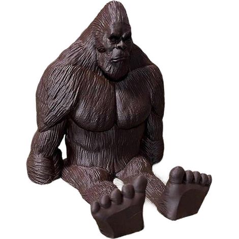 Support de téléphone Bigfoot, accessoire de bureau, statue de Bigfoot, support de téléphone décoratif, ornement de bureau, décoration intérieure, marron (1/5)