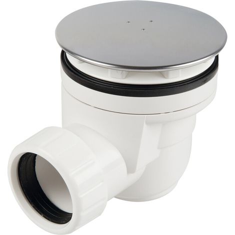 PILETTA SIFOIDE DOCCIA D 60 MM COPERCHIO INOX 90 MM
