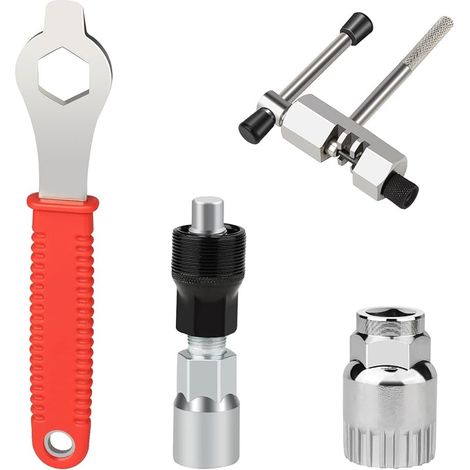 Extracteur de manivelle de vélo et outil de support inférieur, ensemble d'extracteur de manivelle de vélo, outil de support inférieur de vélo (1/5)