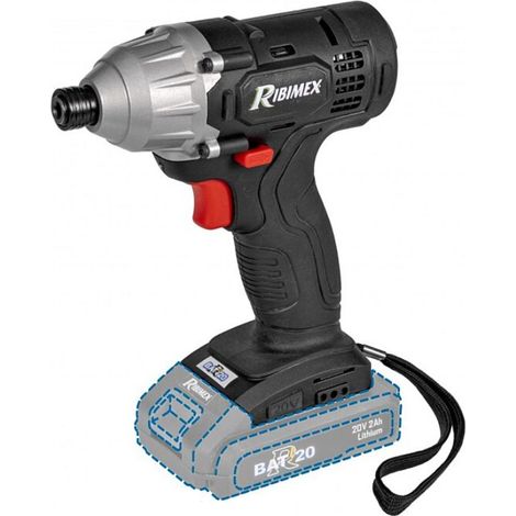 destornillador de impacto de 20v - PRBAT20/VCSB - Ribimex -