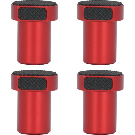 Top Bancaire pour Trous de Menuiserie, 4 Pièces, Rouge, 20 Mm, Coussinet Non Glissant Latéral Supérieur pour Chiens de Banque pour Soutenir les Pièces de Travail (1/5)