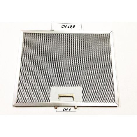 FILTRO CAPPA ALLUMINIO   27,8 X 21,8 x 8 mm  CUCINA A GAS  F 205 (1/2)