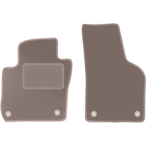 Tapis avant beiges pour Volkswagen Coccinelle cabriolet, coupé (2012-2019) (1/5)