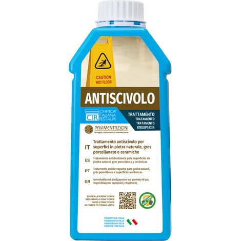 Trattamento antiscivolo superfici pietra naturale gres ceramiche da 1 litro (1/5)
