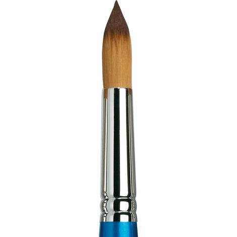 Winsor & Newton Cotman WN5301019, Pennello, Legno, Nr. 20 - 13 mm, Rund - Pinsel, kurzer Stiel, Blu (1/2)