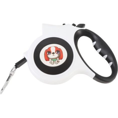 Laisse rétractable pour chien de 5 m (16,4 pi) anti-nœuds, télescopique automatique avec lumière LED pour les promenades nocturnes (1/5)