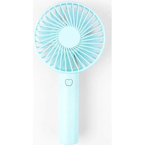 Ventilateur de poche USB avec support pour téléphone, rechargeable, lampe LED, ventilateur rafraîchissant, portable pour bureau (1/2)