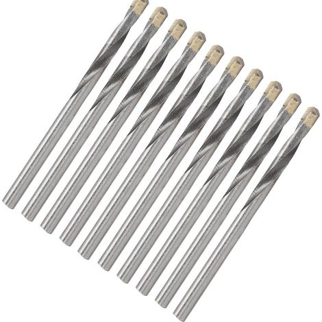 10 punte di metallo duro per la velocità di foratura veloce, ad alta resistenza e durezza, resistente all'usura, coda diritta, twist drill (1/5)