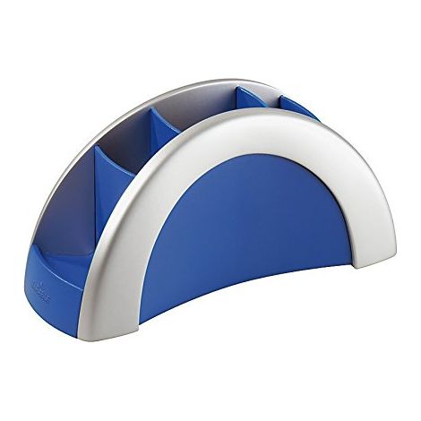 Portamatite Durable Vegas argento e blu plastica (1/4)