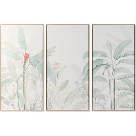 Cuadro Set 3 Lienzo Ps 180X4X120 Tropical (1/4)