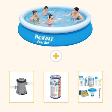 Bestway Bestway Fast Set Ronde - 366x76 cm - 4-pièces  S22662 (1/5)