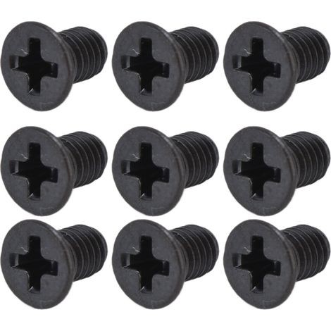 Vis à tête fraisée cruciforme galvanisées noires DIN 965 - Assortiment M3x5 (50 pièces) (1/5)