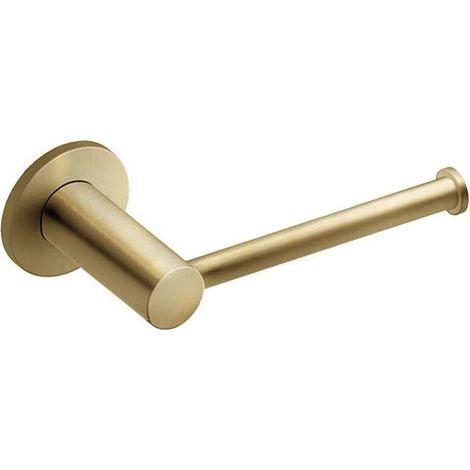 Novaservis Ferro Smile - Portarrollos de papel higiénico, oro cepillado ASM33BG (1/2)