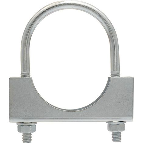 Juego de perno en U + conector de perno en U M8x49 (1 1/2"), acero clase 5.8, galvanizado (1/5)