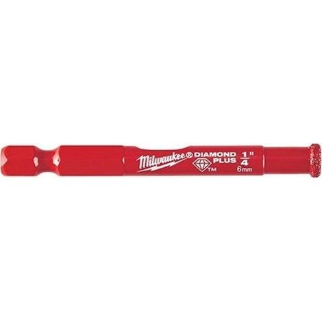 Corona diamantata milwaukee esagonale 8 mm materiale duro