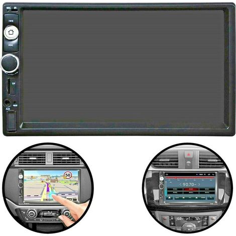 TRADE SHOP - Autoradio 7" Pollici 2 Din Touch Screen Stereo Bluetooth Aux Usb Fm Tf Ec-7020 - (1/5)