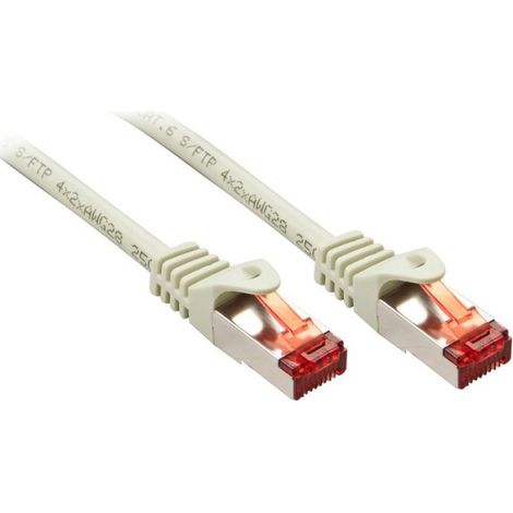 Câble Réseau Cat 6 - 7,5 M - Sftp - Rj45 Snagless - Gris - 1 Pièce