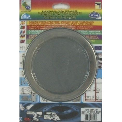 Tapa Bote Sifonico Embell.Inox Completa In. S M