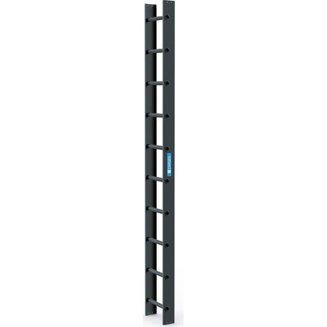 ZARGES Dachleiter 2.8 m Anthrazitgrau 10 Sprossen (1/2)