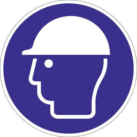 Segnale di obbligo ASR A1.3/DIN EN ISO 7010 "Protezione della testa obbligatoria" - 9000477506