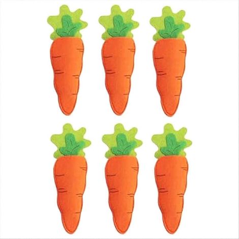 Lot de 6 porte-ustensiles de table pour Pâques, décoration de table pour fourchettes (1/5)