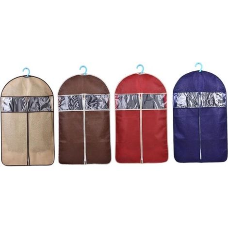 Set di quattro copriabiti, comprensivo di borsa porta coperte, 6088 (colori: blu navy, bordeaux, beige, caffè) (1/5)