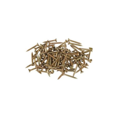 Bricomart 5x40mm Holz-Senkkopf-Stahlschrauben, 250er-Packung