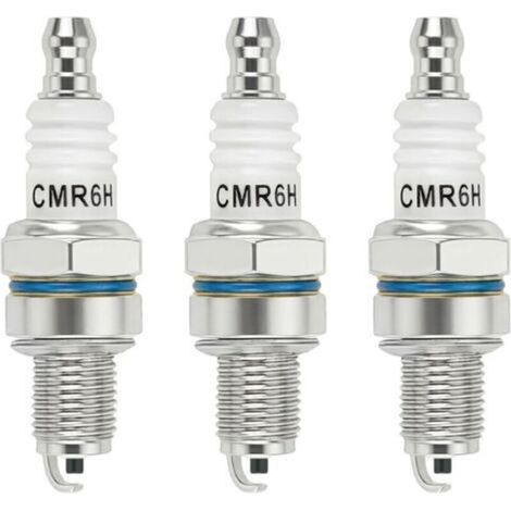 3 Pièces CMR6H Bougie d'Allumage pour Stihl MS170 MS171 MS181 MS211 FS90 MS231 MS241 FS100 FS110 BG56 NGK 3365 CMR6H Bougie pour Tondeuse Souffleurs Débroussailleuses Tronconneuse (1/5)