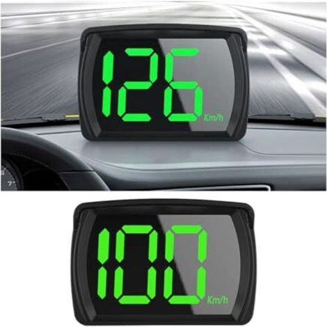 Compteur de Vitesse GPS Universel pour Voiture Vélo Camion écran LED Grand Format Affichage Clair Précis -ULISEM (1/5)