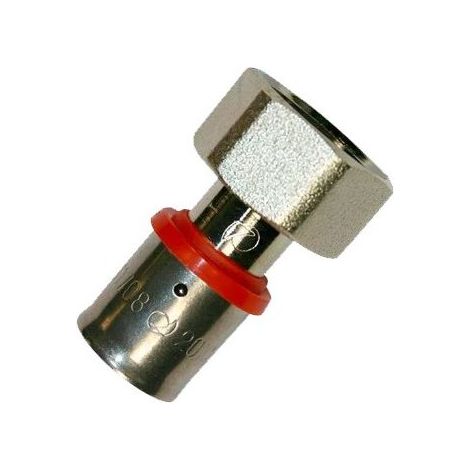 Raccord fou 3/4'' pour tube multicouche 20 mm, à utiliser avec machine à sertir, gris (1/5)