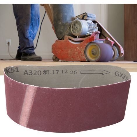 10 Schleifbänder, Körnung 457x75 mm, Aluminiumoxid (600) (1/5)