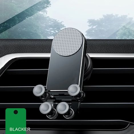 Étui de protection pour téléphone portable avec support de grille d'aération en métal Auto Gravity pour Samsung Galaxy Z Fold 2, 3, 4, S21, S22, S23 Plus, Z Fold4 et Fold3. (1/5)