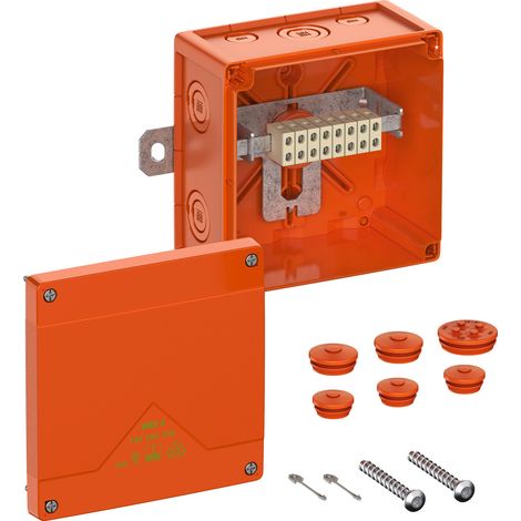 Spelsberg Caja de derivación, tipo de protección IP66, resistencia al impacto IK08, clase de protección II, Ui 450V AC, tensión nominal de aislamiento 450V DC, UL-EU, VDE, sin halógenos, 86850801