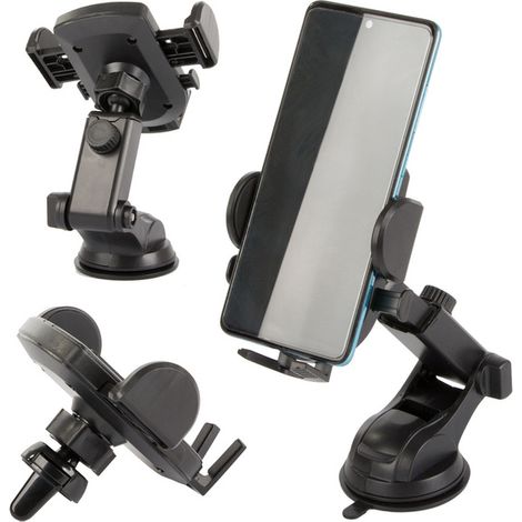 Support de téléphone robuste pour voiture - Pare-brise et tableau de bord