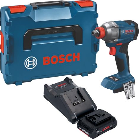 Visseuse à chocs sans fil Bosch GDX 18V-285 Professional 18 V 285 Nm + 1 batterie ProCORE 4,0 Ah + chargeur + mallette L-Boxx (1/5)