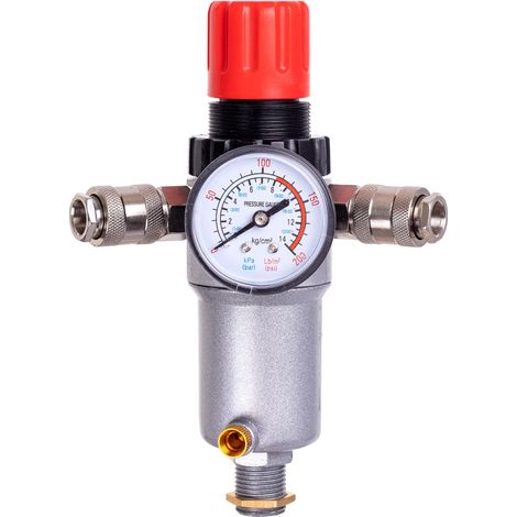 Filterkompressor-Druckminderer vertikal 1/2"