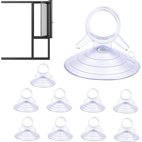 Ventouses en verre de voiture 10 pièces Ø45mm, réutilisables, pare-soleil, vitres, camping-car (1/4)