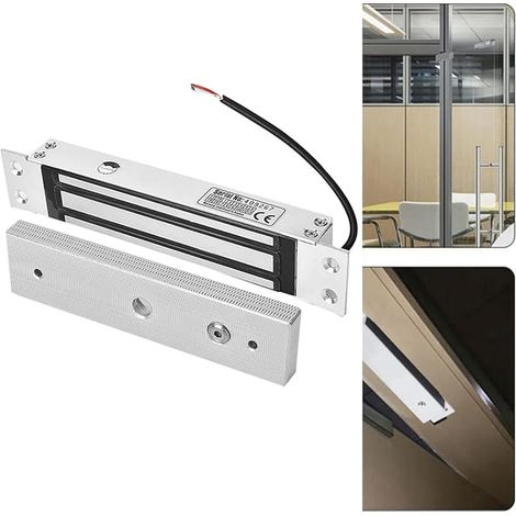 Serrure Magnétique Electrique DC 12V Force de 180 kg Mode NC (1/3)