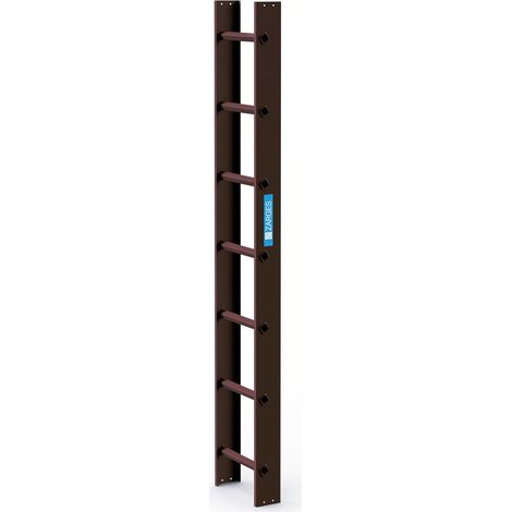 ZARGES Dachleiter 2.0 m Braun 7 Sprossen (1/2)