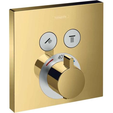 Ensemble de thermostat encastré ShowerSelect avec 2 consommateurs PGO (1/7)