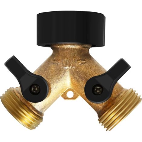3/4 Pouces raccord y shunt, collecteur en Laiton raccord de Tuyau bidirectionnel