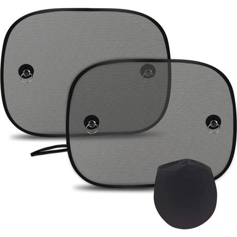 Pare Soleil Voiture bébé/Enfant, Universelle pour Pare-Soleil Fenêtre de Voiture , Protection UV/Chaleur pour Offre Une Protection UV Maximale pour Bébé, Adultes,Chien (2 pièces) (1/5)
