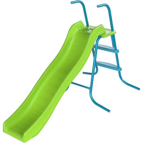 Toboggan ondulé 175 cm avec 3 marches